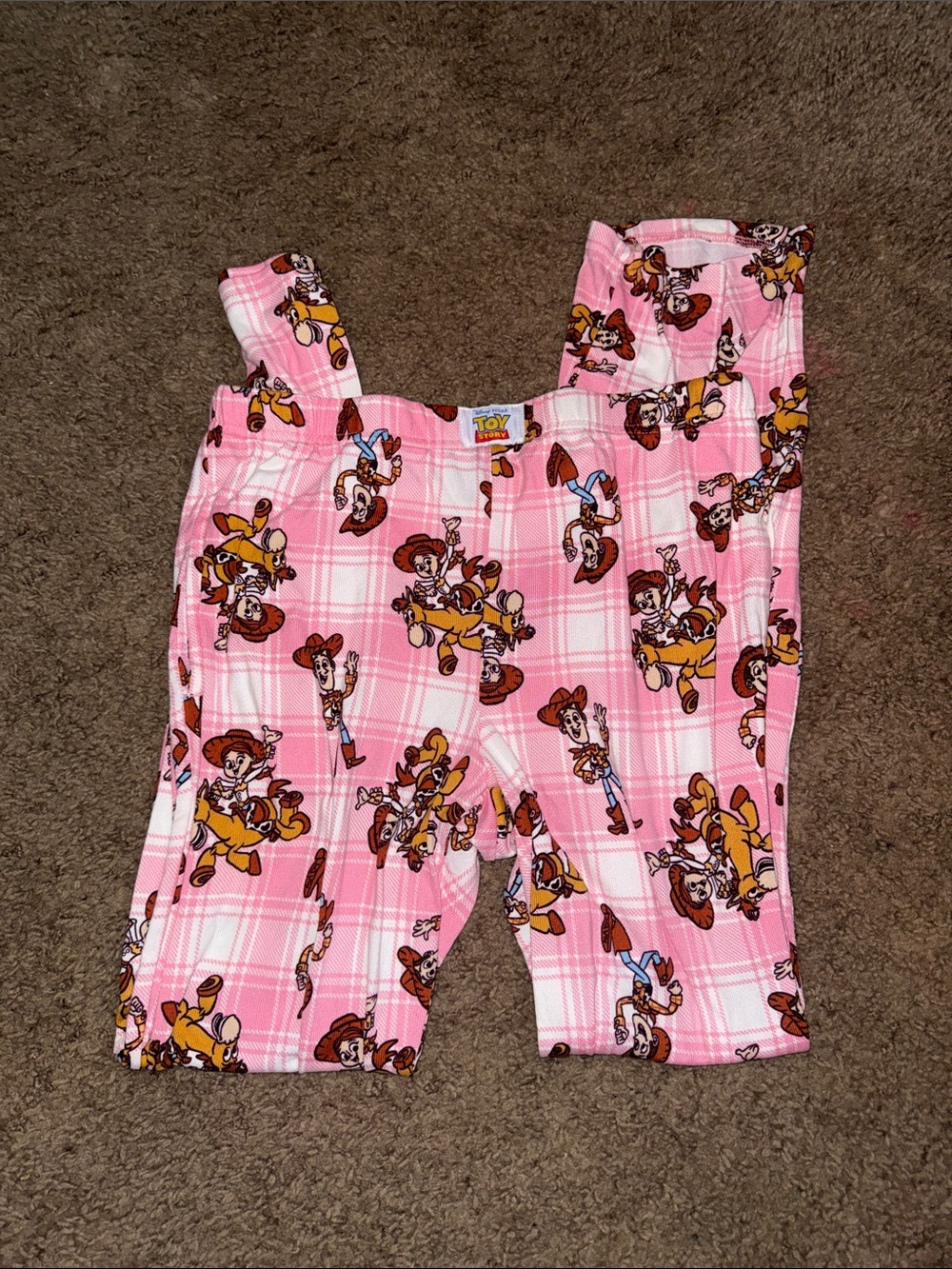 Womens Pink Toy Story Jessie Pajama Bottoms